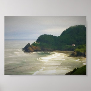 Póster Faro Heceta Head, O