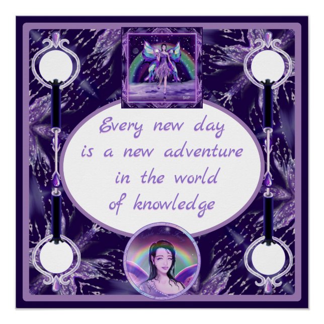 Póster Faro morado de lluvia (Anverso)