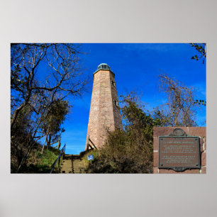 Póster Faro Old Cape Henry - Fort Story, Virginia