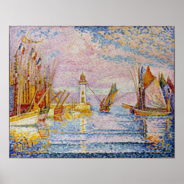 Póster Faro Paul Signac en Groix (Frente)