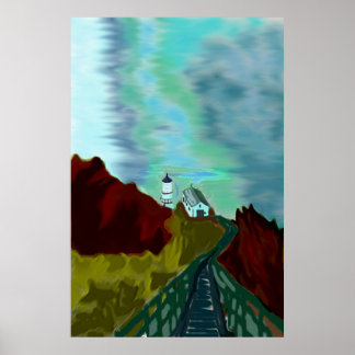 Póster Faro Point Reyes