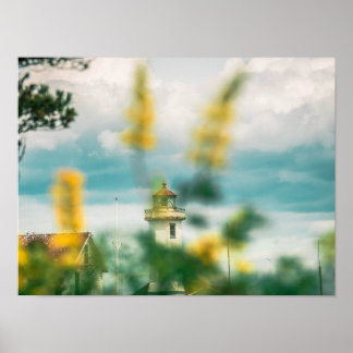 Póster Faro Point Wilson de Port Townsend, WA