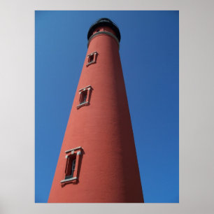 Póster Faro Ponce Inlet Daytona Beach Florida Foto