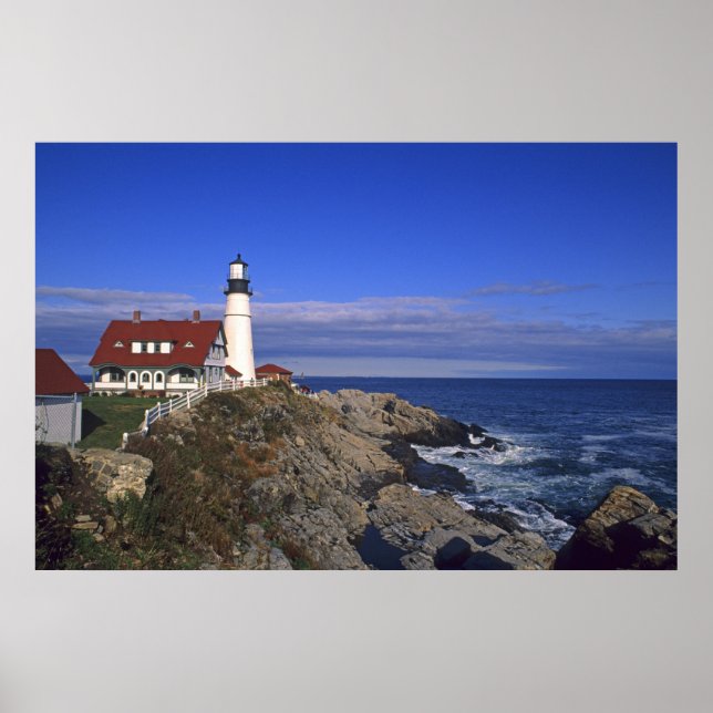 Póster Faro Portland Head Light Maine (Frente)