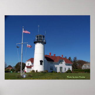 Póster Faro poster / Faro Chatham / Cod de Cabo