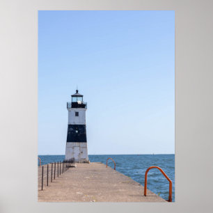 Póster Faro Presque Isle North Pierhead