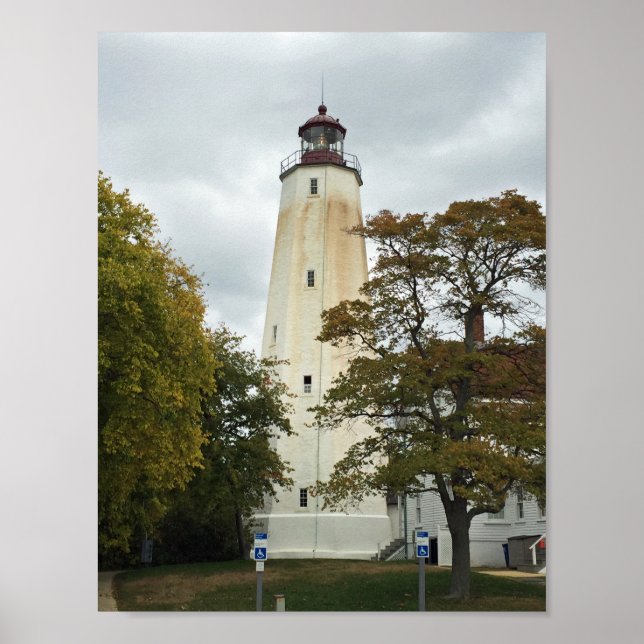 Póster Faro Sandy Hook (Frente)