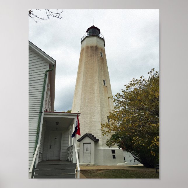Póster Faro Sandy Hook (Frente)