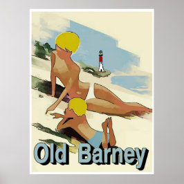 Póster Faro Viejo Barney, LBI
