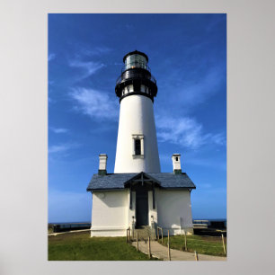 Póster Faro Yaquina Head, Newport, Oregón