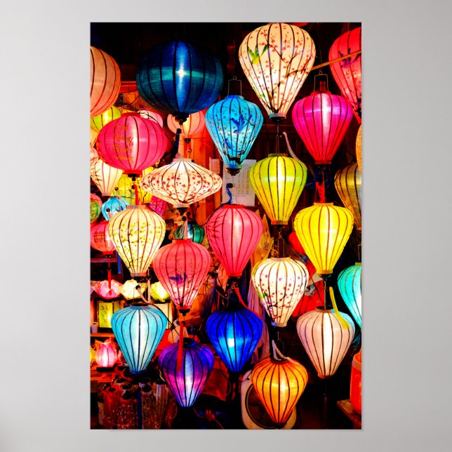 Póster Faros de colores (Frente)