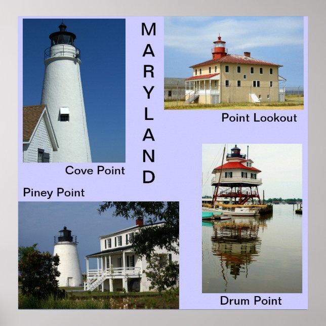 Póster Faros de Maryland (Frente)