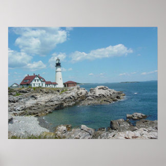 Póster Faros de Portland