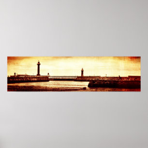 Póster Faros de Whitby