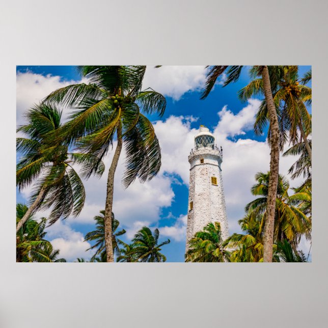 Póster Faros | Dewundara Matara Sri Lanka (Frente)