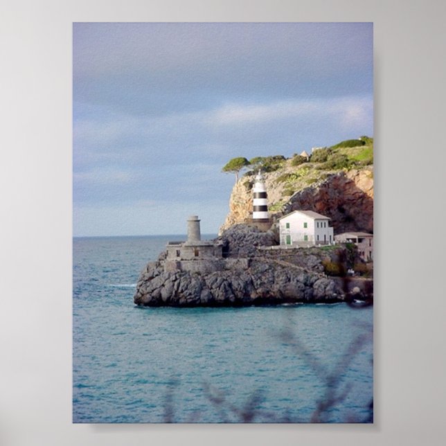 Póster Faros en el mar (Frente)