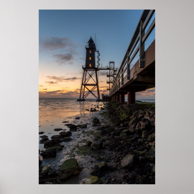 Póster Faros | Eversand-Oberfeue Alemania (Frente)