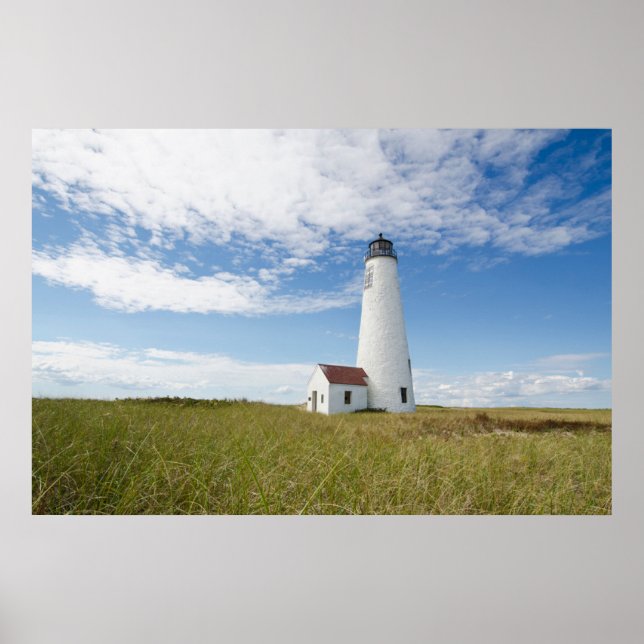 Póster Faros | Faro Massachusetts (Frente)