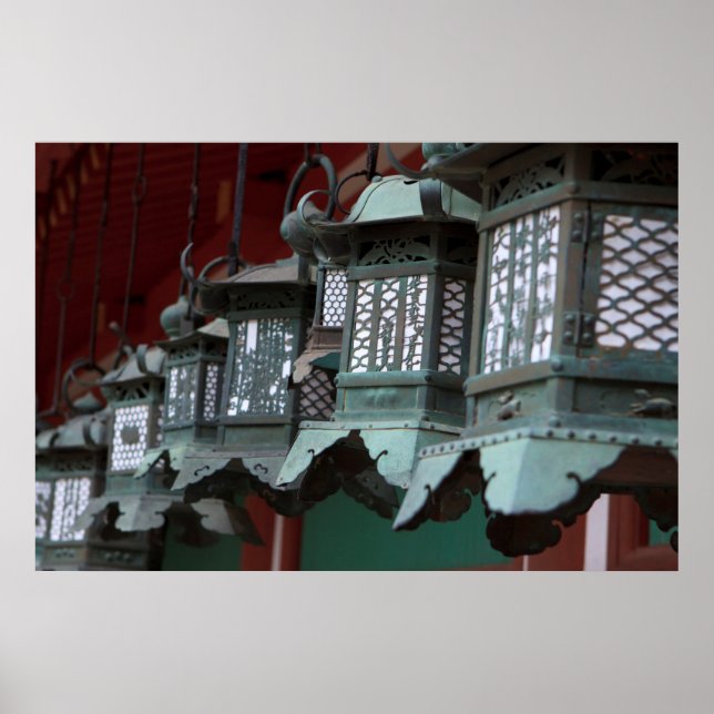 Póster Faros Metalizado japoneses (Frente)