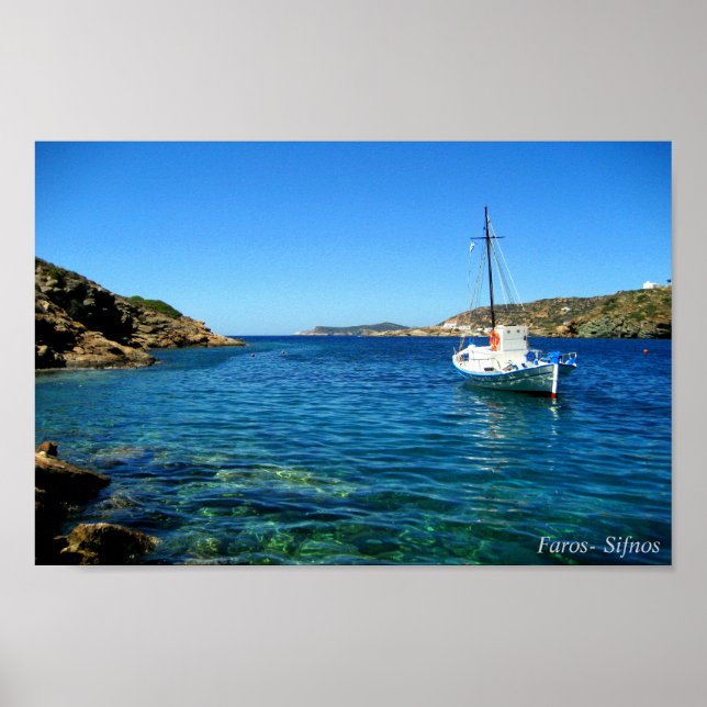 Póster Faros-Sifnos (Frente)
