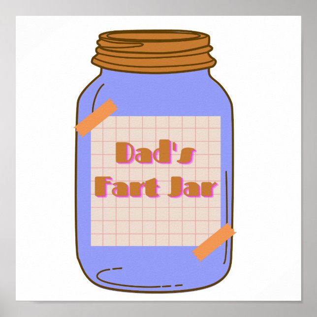 Póster Fart Jar de papá (Frente)