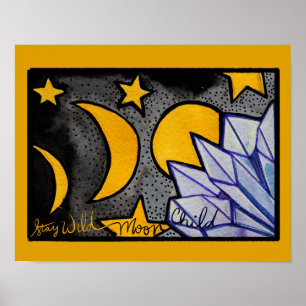 Póster Fases de la Luna de Wild MoonChild