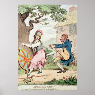 Póster Fashion Before Ease or A Good Constitution...'