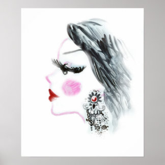 Póster Fashion Girl