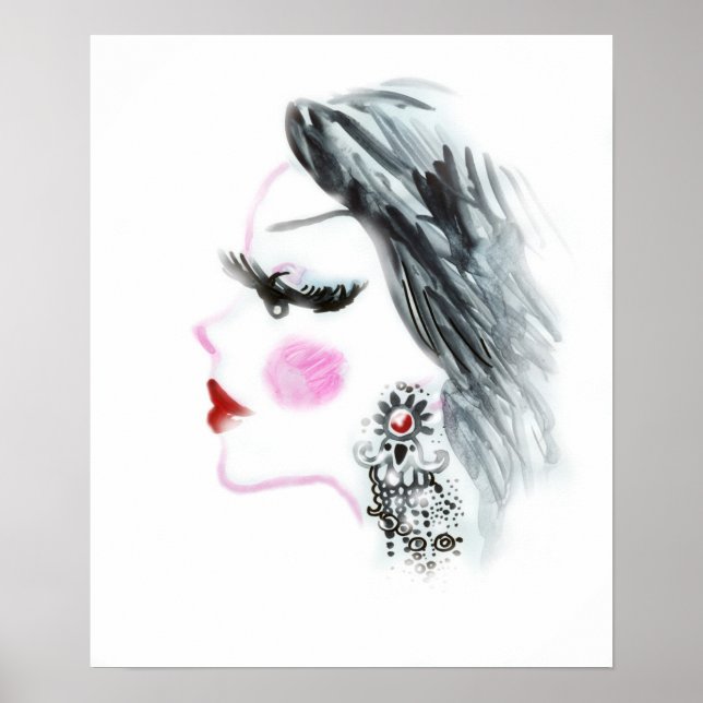 Póster Fashion Girl (Frente)