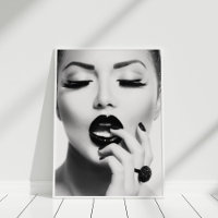 Fashion Modell Poster Print