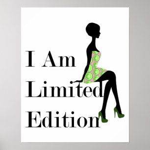 Póster Fashion Silhouette I Am Limited Edition Cita