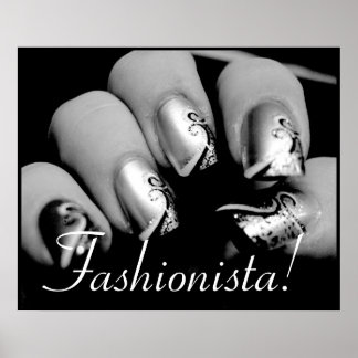 Póster Fashionista Nail Art
