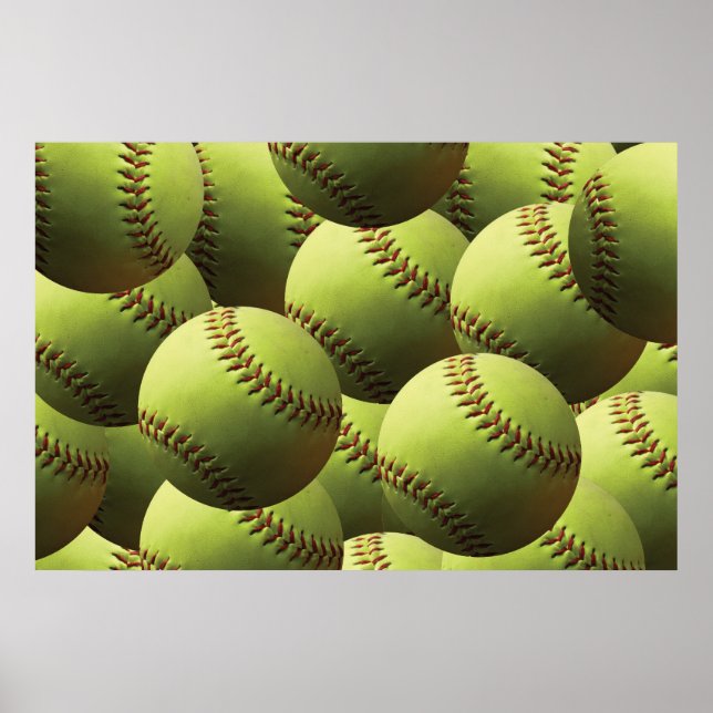 Póster Fastpitch Multiball Amarillo (Frente)