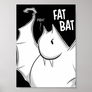 Póster Fat Bat