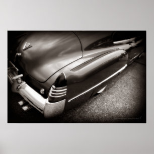 Póster Fat Cadillac Poster Print