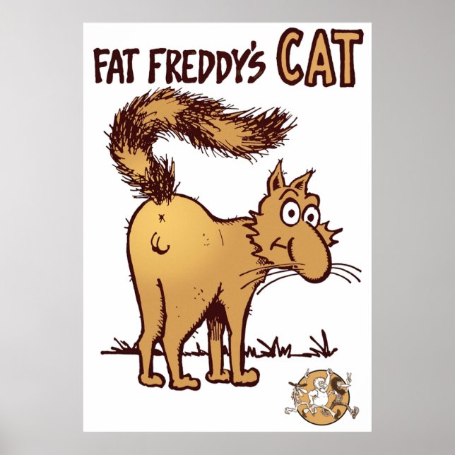 Póster Fat Freddys Cat Fabulous Furry Freak Brothers Shir (Frente)