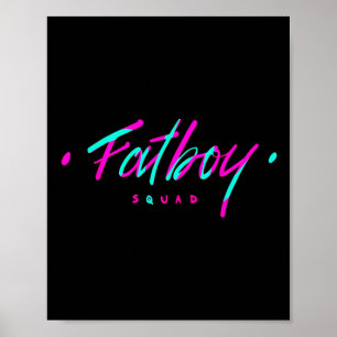 Póster Fatboy Squad Gym Halterofilia Bodybuilding Fitnes