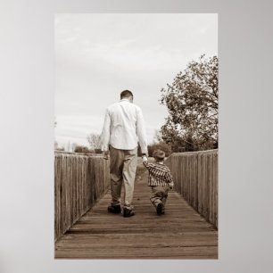 Póster Father and son
