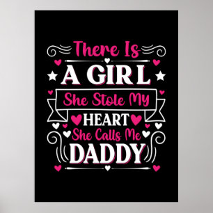 Póster Father's Day Gift   A Girl Calls Me Daddy