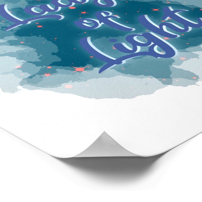 Póster Fatimah (a.s.) Lady of Light (Esquina)