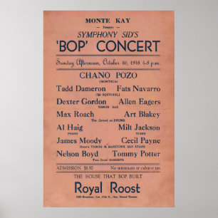 Póster Fats Navarro - Tadd Dameron - Dexter Gordon