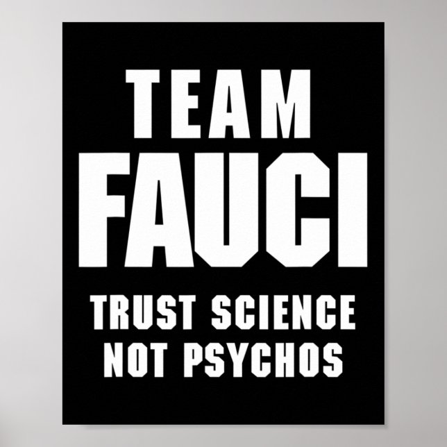 Póster Fauci Anti Trump Dr Anthony Fauci 2028 (Frente)