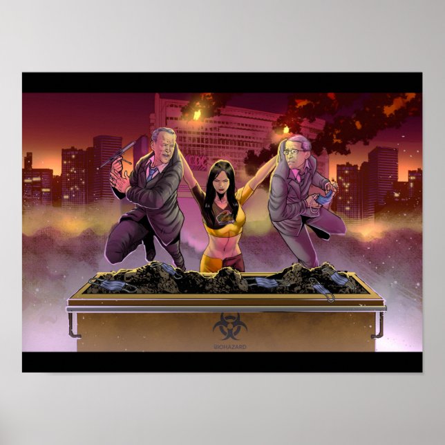 Póster Fauci y Biden Bin Poster (Frente)