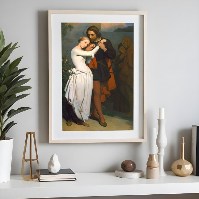 Póster Faust y Margarita en el jardín de A. Scheffer (Subido por el creador)