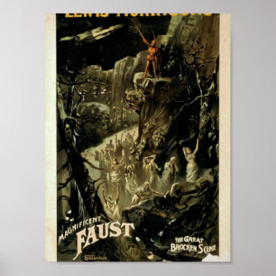 Póster Fausto magnífico
