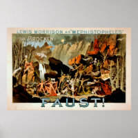 Fausto Poster de teatro musical