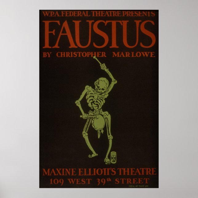 Póster Faustus (Frente)