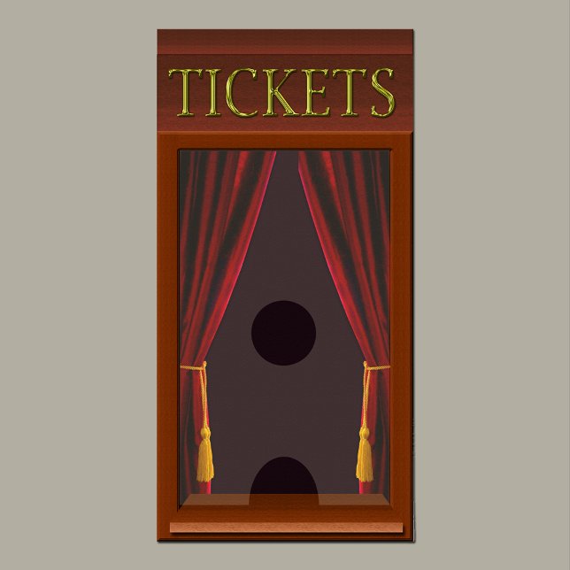 Póster Faux Movie Theicket Window (Subido por el creador)