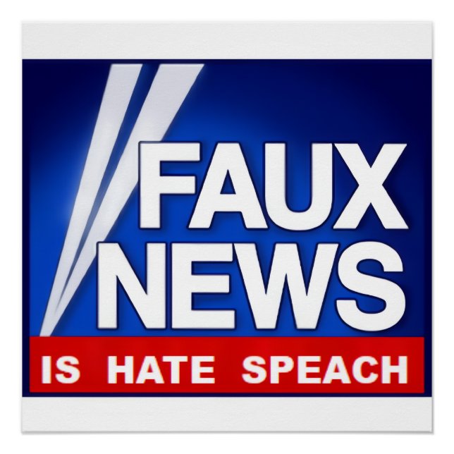 Póster Faux News (Anverso)