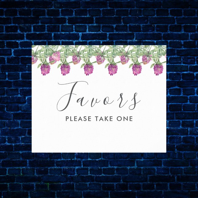 Póster Favor de casamiento floral de la jungla de verano (Summer Jungle Watercolour Floral Wedding Supplies)